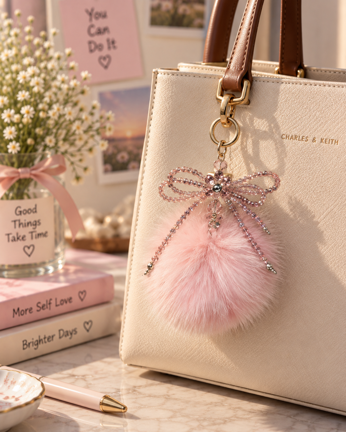 The Blossom Pearl VelvetClaw Charm