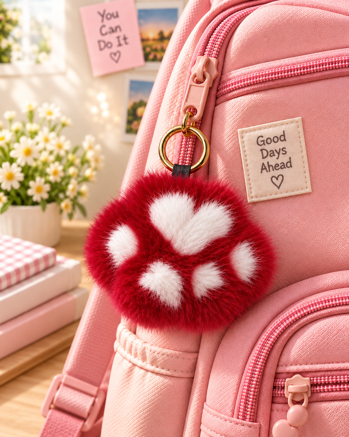 The Crimson VelvetClaw Charm