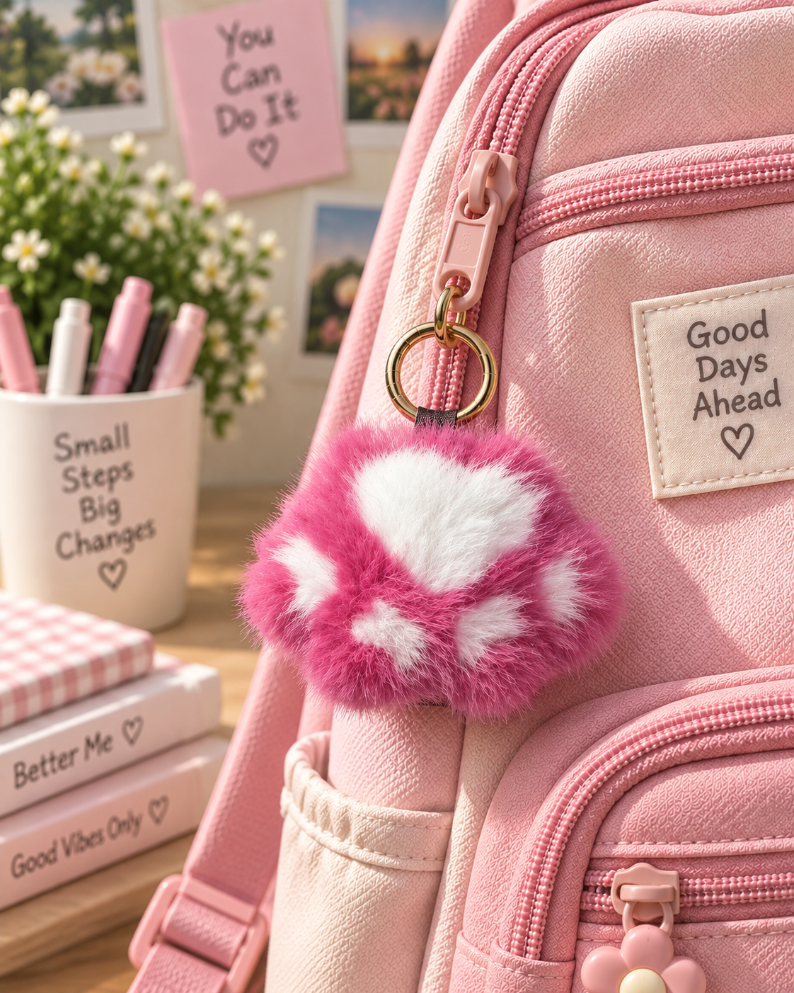 The Pink VelvetClaw Charm